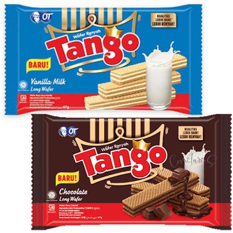 Jual Tango Wafer Vanila Coklat 47 gr | Shopee Indonesia