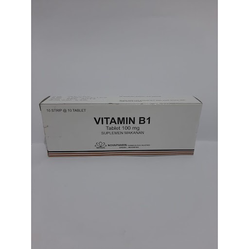 Jual Vitamin B1 100 Mg Nova (1 Box = 10 Strip = 100 Pcs) | Shopee Indonesia