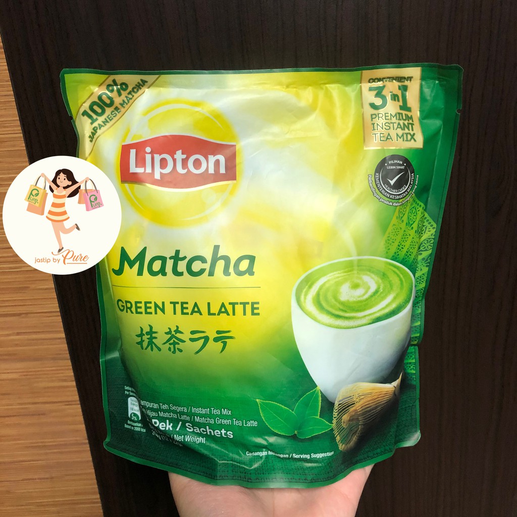 Jual LIPTON Matcha Green Tea Latte 12 Sachets Shopee Indonesia