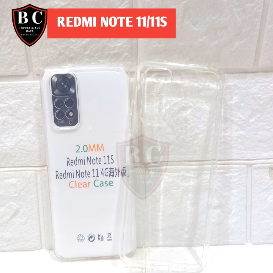 Jual CASE REDMI NOTE 11 – TPU HD 2MM XIAOMI REDMI NOTE 11 REDMI NOTE 11 ...
