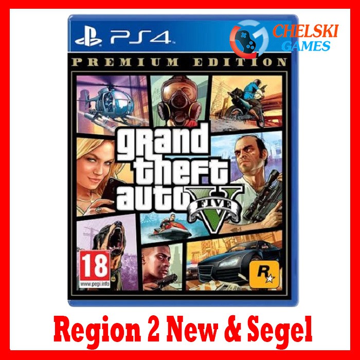 Jual PS4 GTA V / GTA 5 / Grand Theft Auto V Reg 2 | Shopee Indonesia