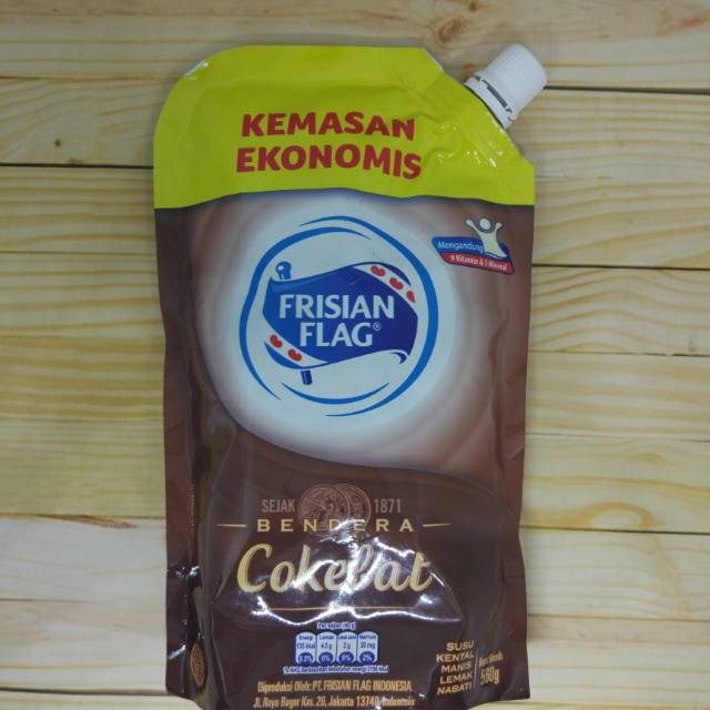 Jual Frisian Flag Kental Manis - Susu Kental Manis Bendera Coklat Pouch