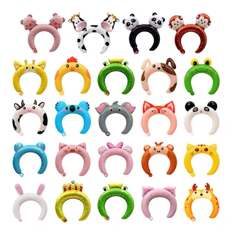 GROSIR Balon bando Mickey Minnie Mouse kartun unik headband balon  balon huruf  balon latex balon ulang tahun dekorasi ulang tahun  Mainan