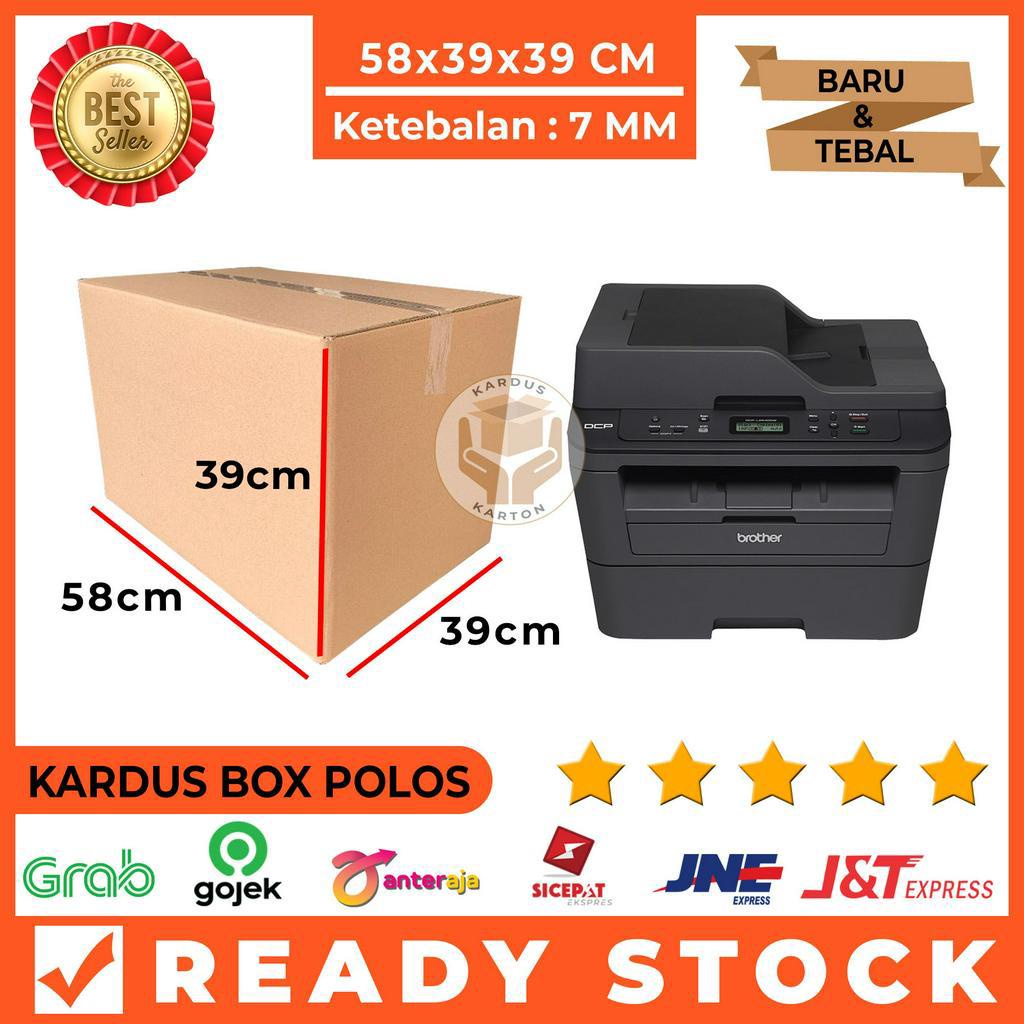 Jual Kardus Polos / Karton Box Packing 58x39x39 Cm Double Wall, Tebal 7 ...