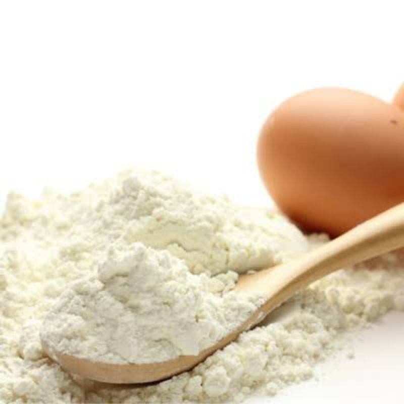 Healthy breakfast with egg white powder shake