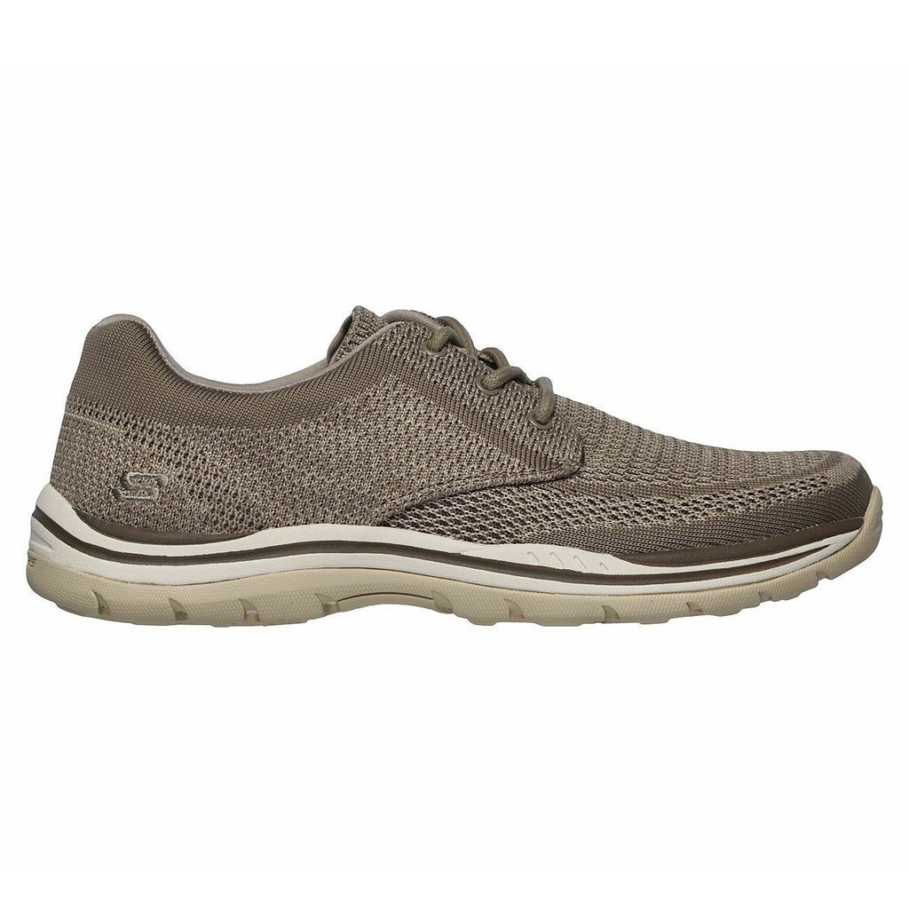 Jual Sepatu Skechers Expected Glenson Taupe Relaxed Fit Air Cooled Memory Foam Original 100 Shopee Indonesia
