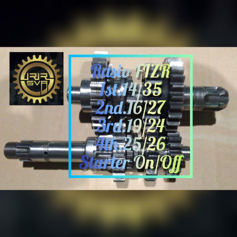 Jual Gigi Rasio Racing F1ZR (FIZR) (FIZ R) (FORCE1) 1st.14/35 2nd.16/27 ...