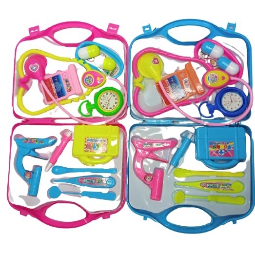 Jual mainan anak Tukang-tukangan Tool set koper dan mainan dokter set ...