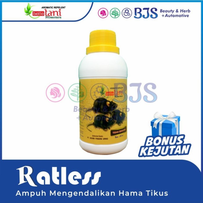 Jual RATLESS + RAT LESS ORIGINAL PENGUSIR HAMA TIKUS SAWAH + TIKUS ...