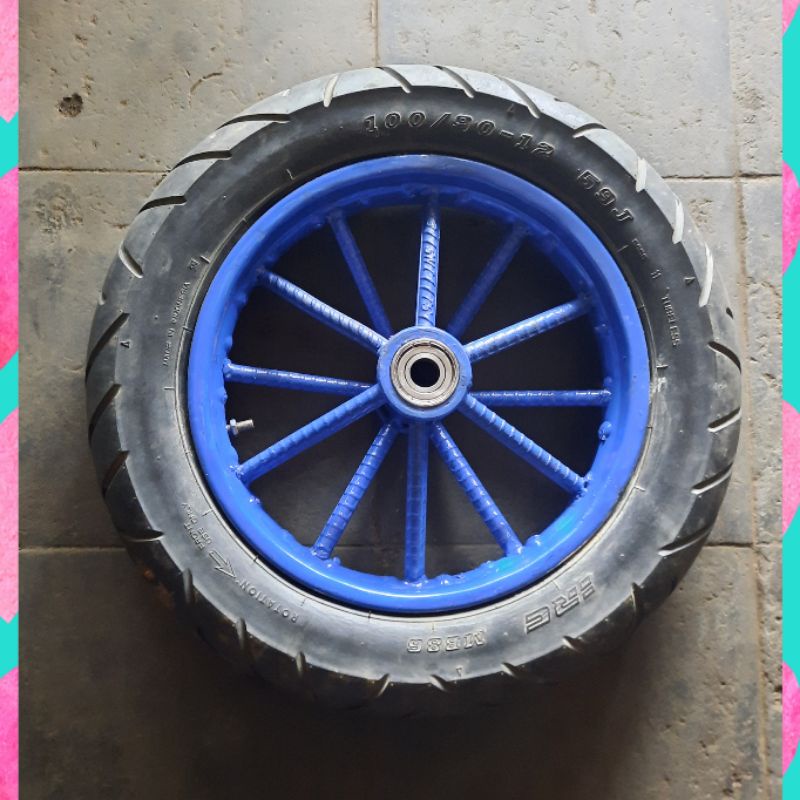 Jual Roda Gerobak Scoopy Ring 12 Tanpa As | Shopee Indonesia