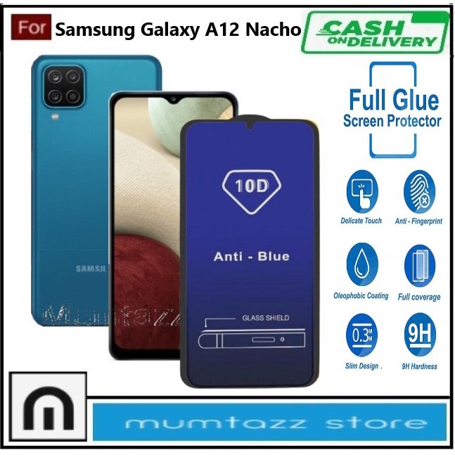 Jual PROMO TEMPERED GLASS FULL COVER ANTI BLUE LIGHT HP SAMSUNG