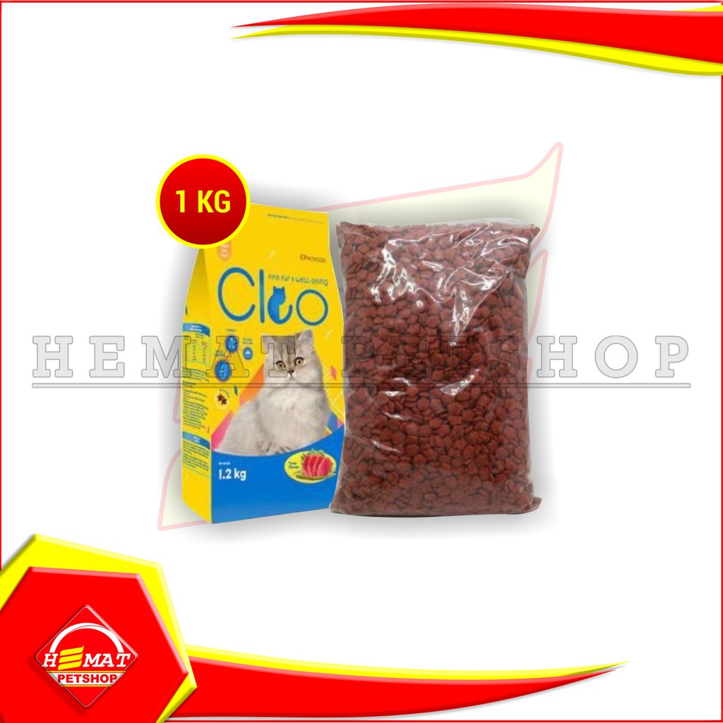 Jual Cat Food CLEO repacking 1 kg makanan kucing repack 1kg - TUNA ...