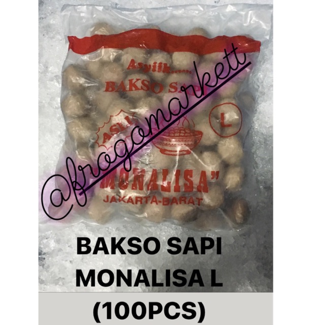 Jual Bakso Sapi Monalisa L Isi 100pcs Shopee Indonesia