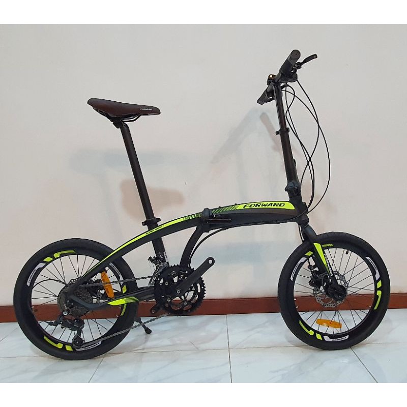 Jual sepeda lipat folding forward alloy 20 inch hidrolik | Shopee Indonesia