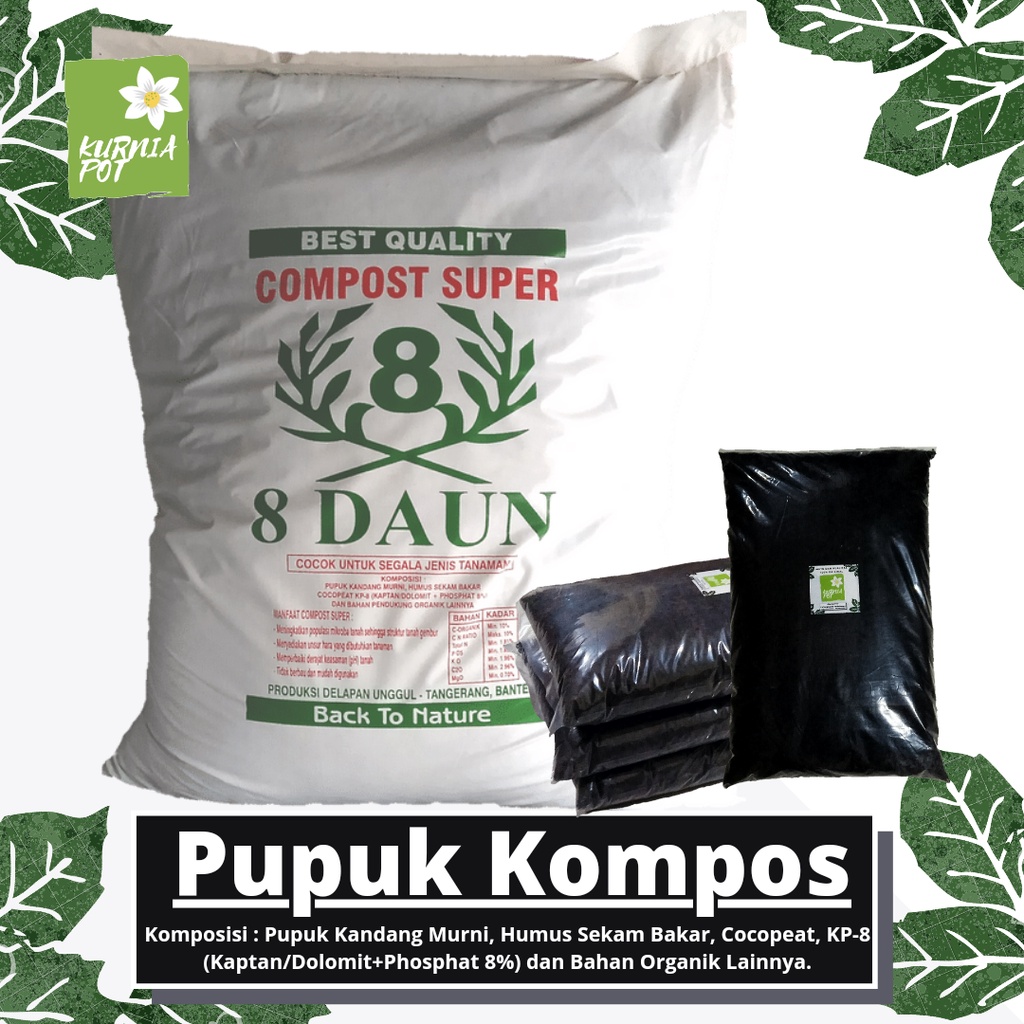 Jual Pupuk Kompos Super Organik Kemasan Praktis 1 Kg | Shopee Indonesia