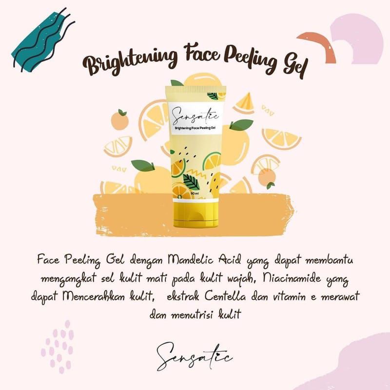 Jual Brightening Face Peeling Sensatic | Shopee Indonesia