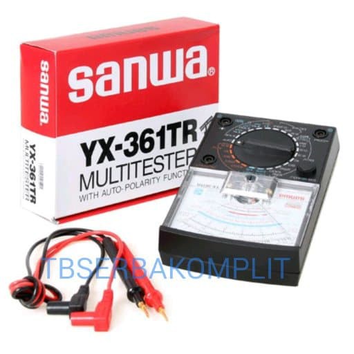 Jual Sanwa YX361TR Analog Multitester Multimeter With Auto Polarity