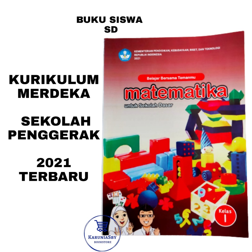 Jual Buku Matematika Kelas 1 SD Kurikulum Merdeka Sekolah Penggerak ...