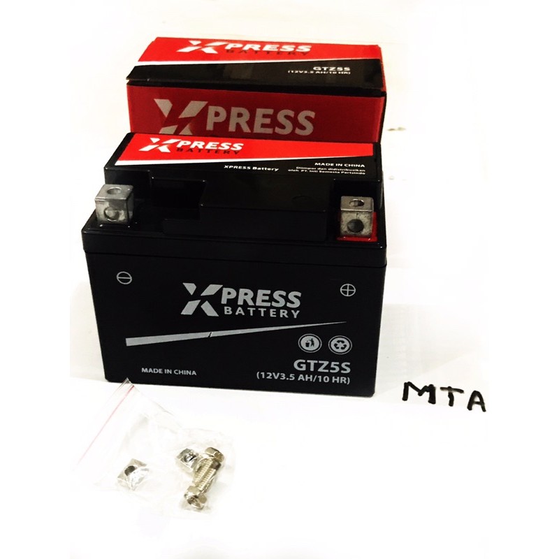 Jual AKI MOTOR XPRESS GTZ-5S MURAH DAN BERKUALITAS (VARIO, MIO, SUPRA