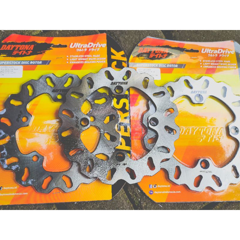 Jual PIRINGAN CAKRAM DAYTONA DEPAN BELAKANG PCX 150 PCX 160 DISC ROTOR ...