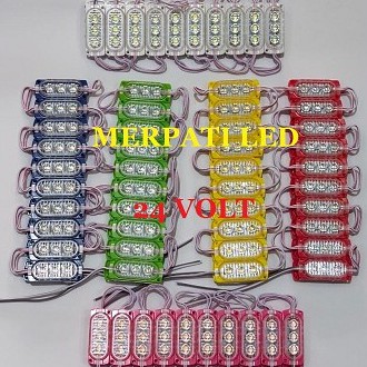 Jual LAMPU LED STRIP MODUL 3 MATA BESAR SMD 6023 2835 24V 24 V VOLT ...