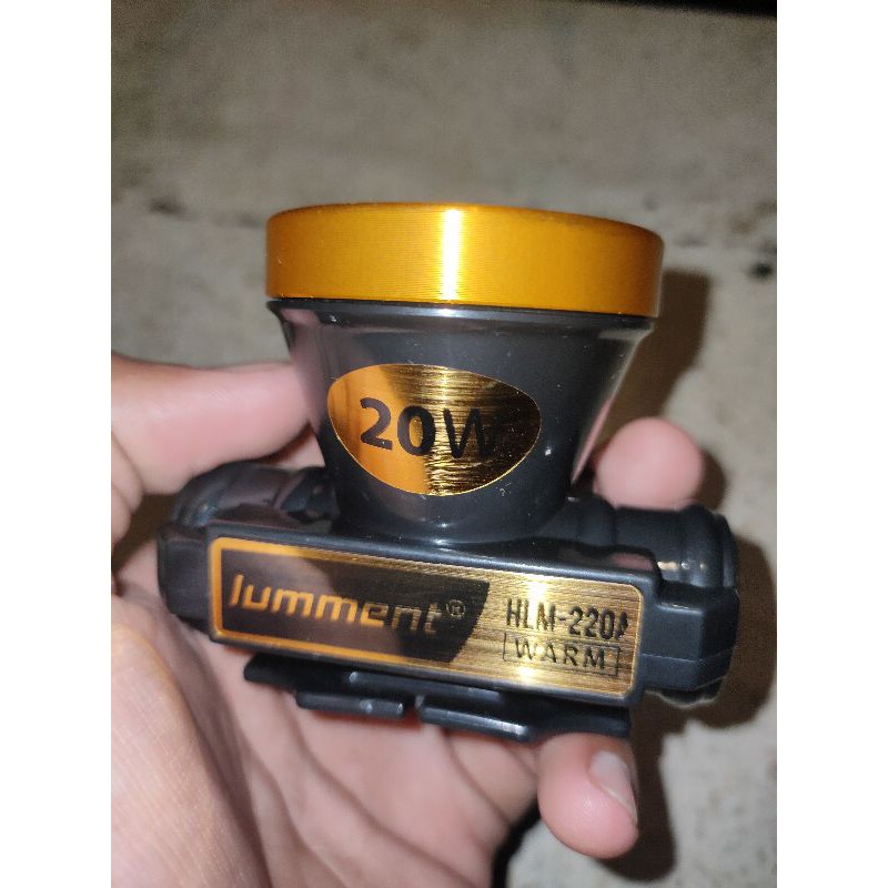 Jual senter kepala LED putih/kuning | Shopee Indonesia