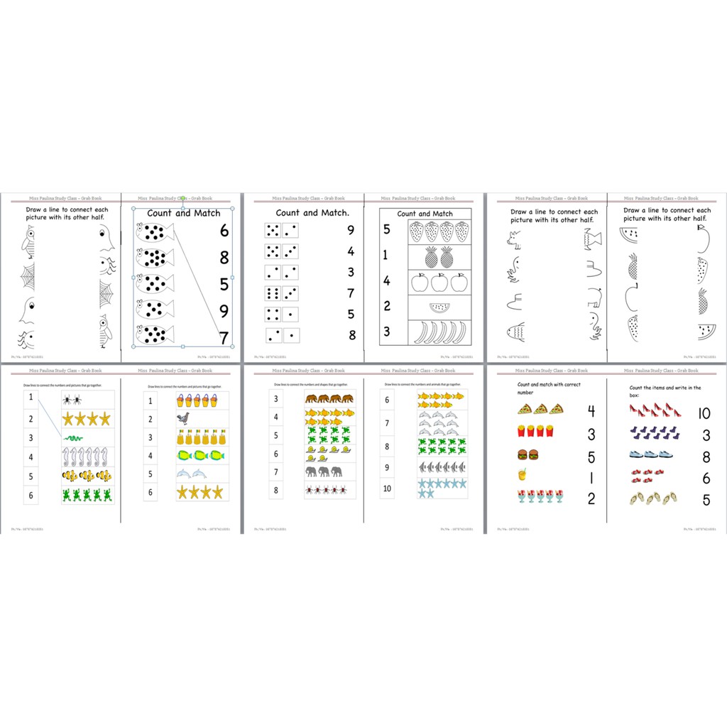 Jual Grab Book - Activity Worksheet TK A , TK B | Shopee Indonesia