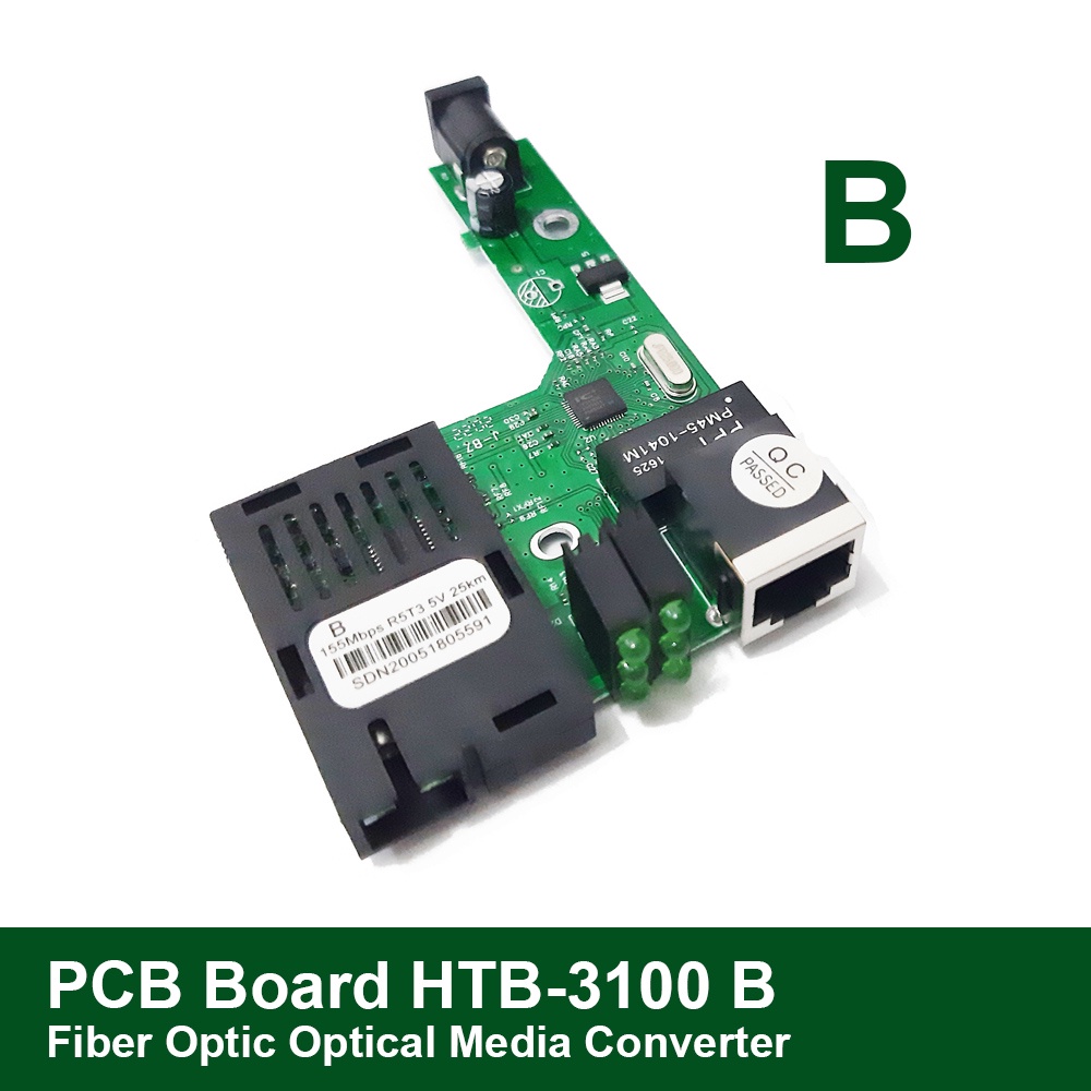 Jual PCB Board NetLINK HTB3100 B Fiber Optic Optical Media Converter 10/100Mbps Shopee Indonesia