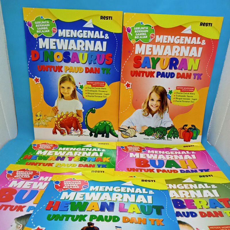 Jual BUKU ANAK~BUKU MENGENAL DAN MEWARNAI UNTUK PAUD DAN TK | Shopee ...