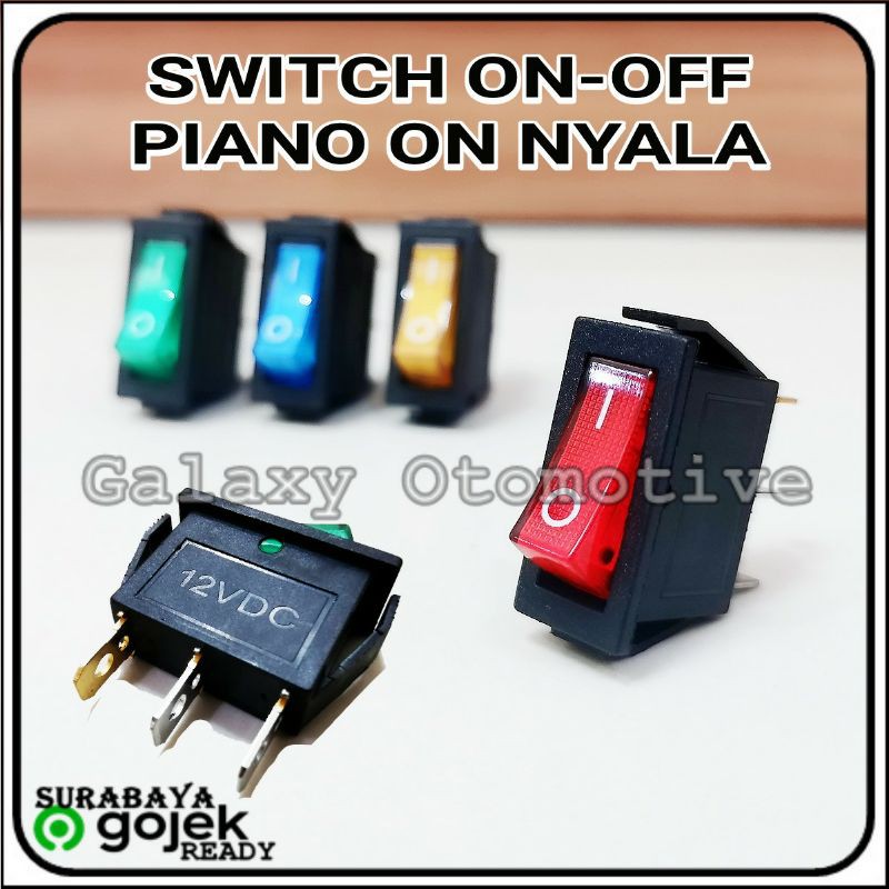 Jual Switch Saklar On Off Piano Kecil - Bisa Dipakai Mobil Dan Motor ...