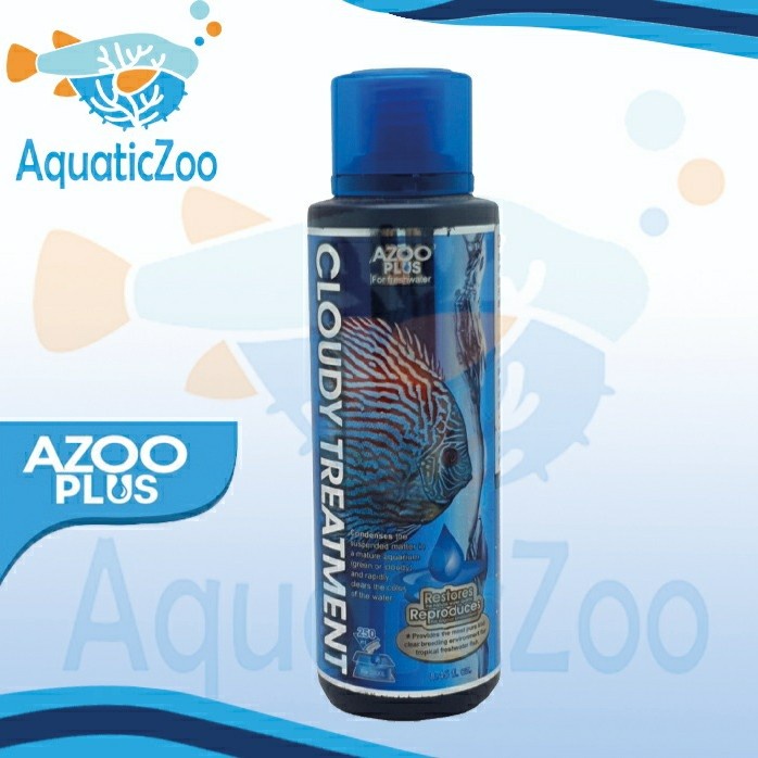 Jual AzooPlus Cloudy Water Treatment 120ml Penjernih Air Aquarium Azoo