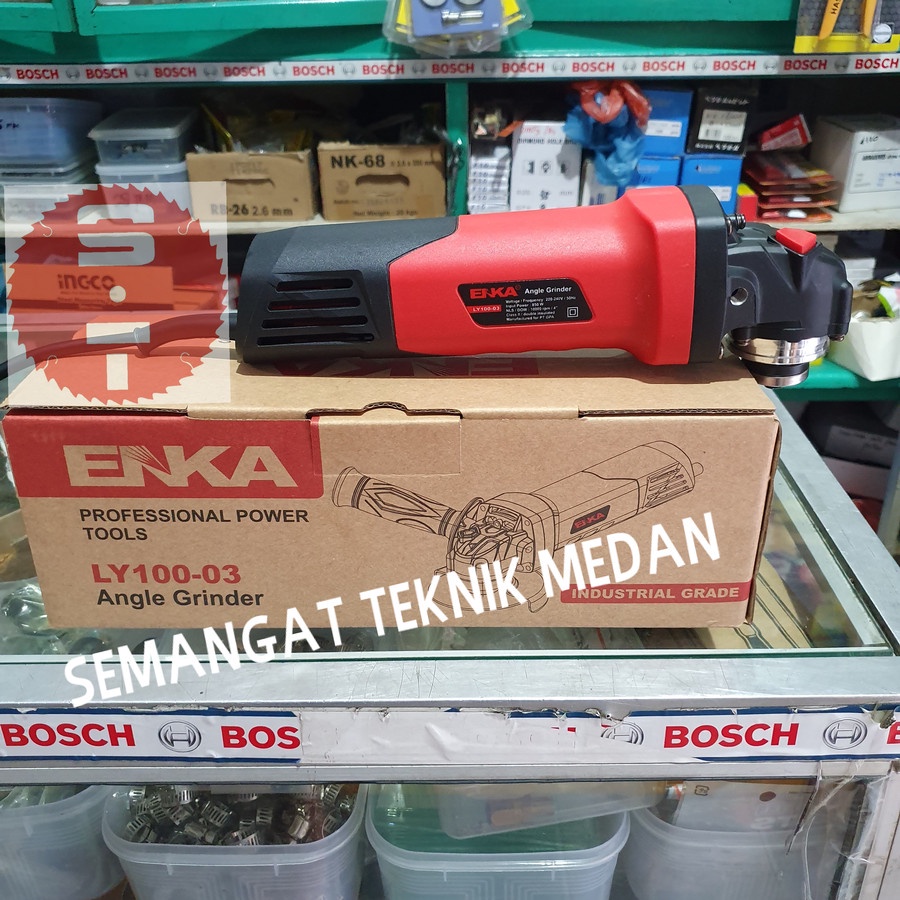 Jual LY10003 MESIN GERINDA GRENDA TANGAN ANGLE GRINDER 4