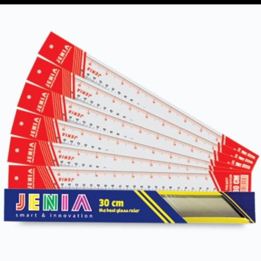 Jual Penggaris Plastik Jenia Cm Isi Pcs Shopee Indonesia