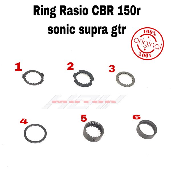 Jual Bush Countershaft Ring Rasio Bagian As Gear Depan Cbr150 R Sonic ...