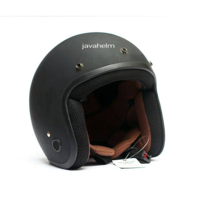 Jual Helm Classic Caferacer Retro Vespa CB Harley Moge | Shopee Indonesia