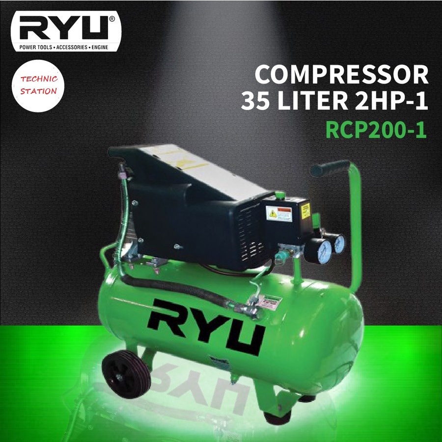 Jual COMPRESSOR RYU RCP 200 - 1 RCP200-1 KOMPRESOR PORTABLE 2 PK 35 ...