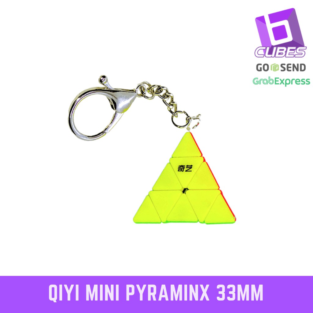 Jual Cube Pyraminx - QiYi Pyraminx Keychain - Qiyi Keychain Mini ...