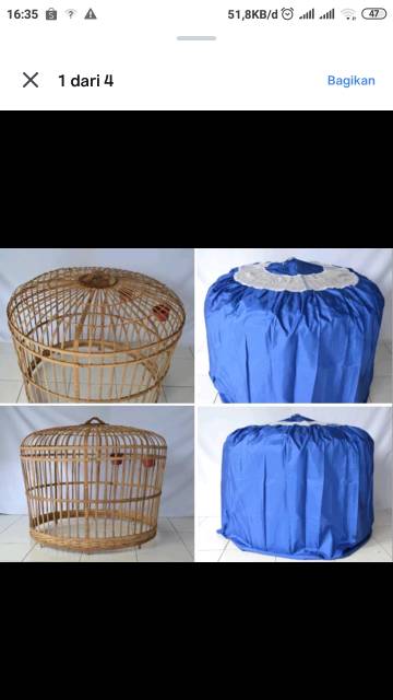 Jual kelambu KERODONG AYAM diameter 100 cm krodong KURUNGAN selambu ...