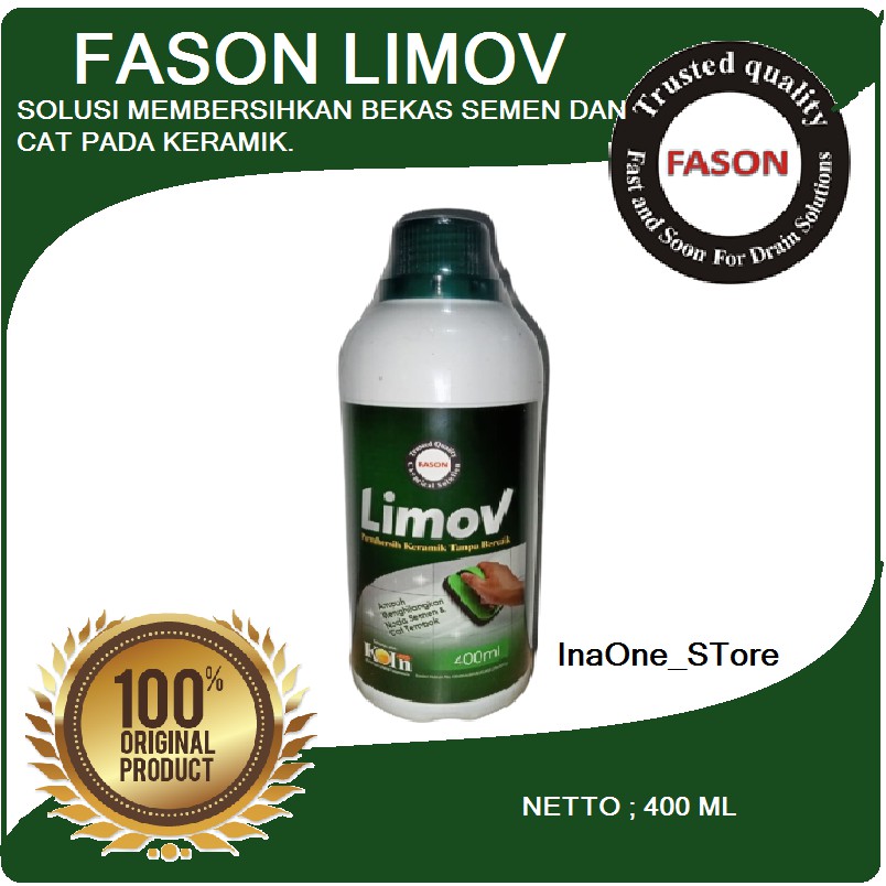 Jual Fason Limov Ml Pembersih Semen Dan Cat Pada Keramik Shopee Indonesia