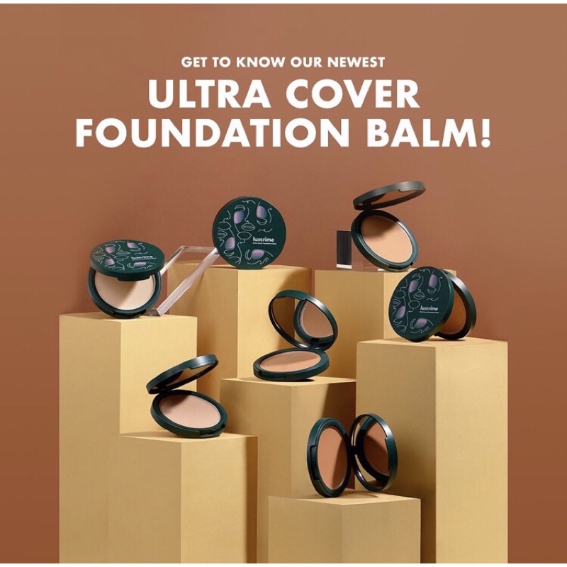Jual Luxcrime Ultra Cover Foundation Balm Shopee Indonesia