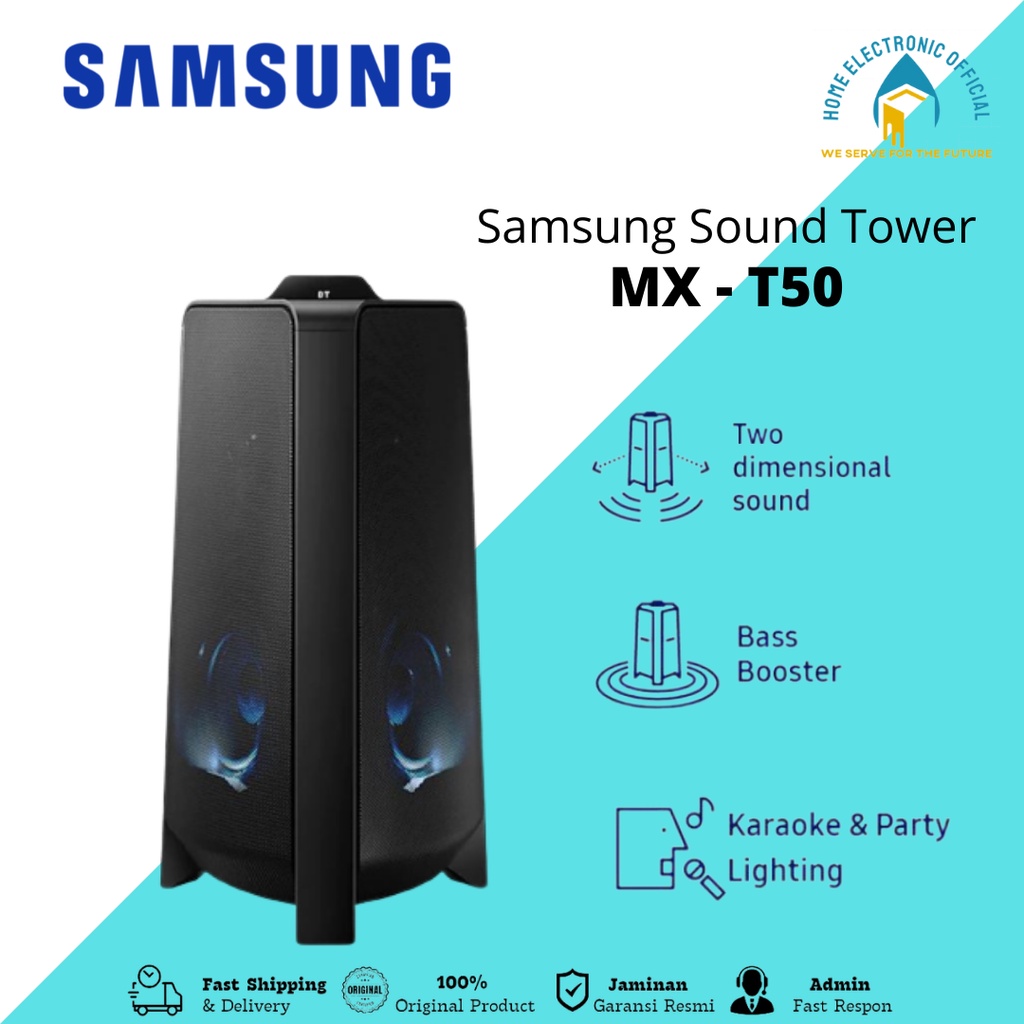 Jual Samsung MX T50 / MXT50 Giga Party Sound Tower High Power Audio System With Bluetooth