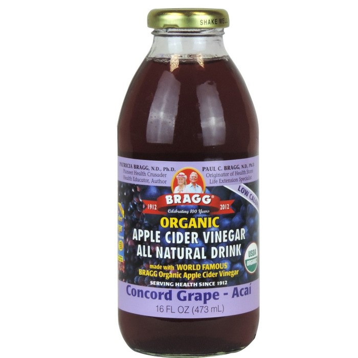 Jual BRAGGO APLLE CIDER VINEGAR &CONCORD GRAPE -ACAI 16OZ 473ML ...