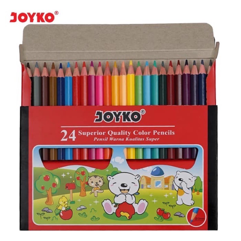 Jual Color Pencil Pensil Warna Joyko Cp S24 24 Warna Shopee Indonesia