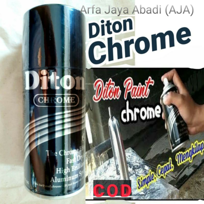 Jual Pilox Pilok Diton Chrome Cat Semprot Mengkilap 300 Ml Shopee Indonesia 3516