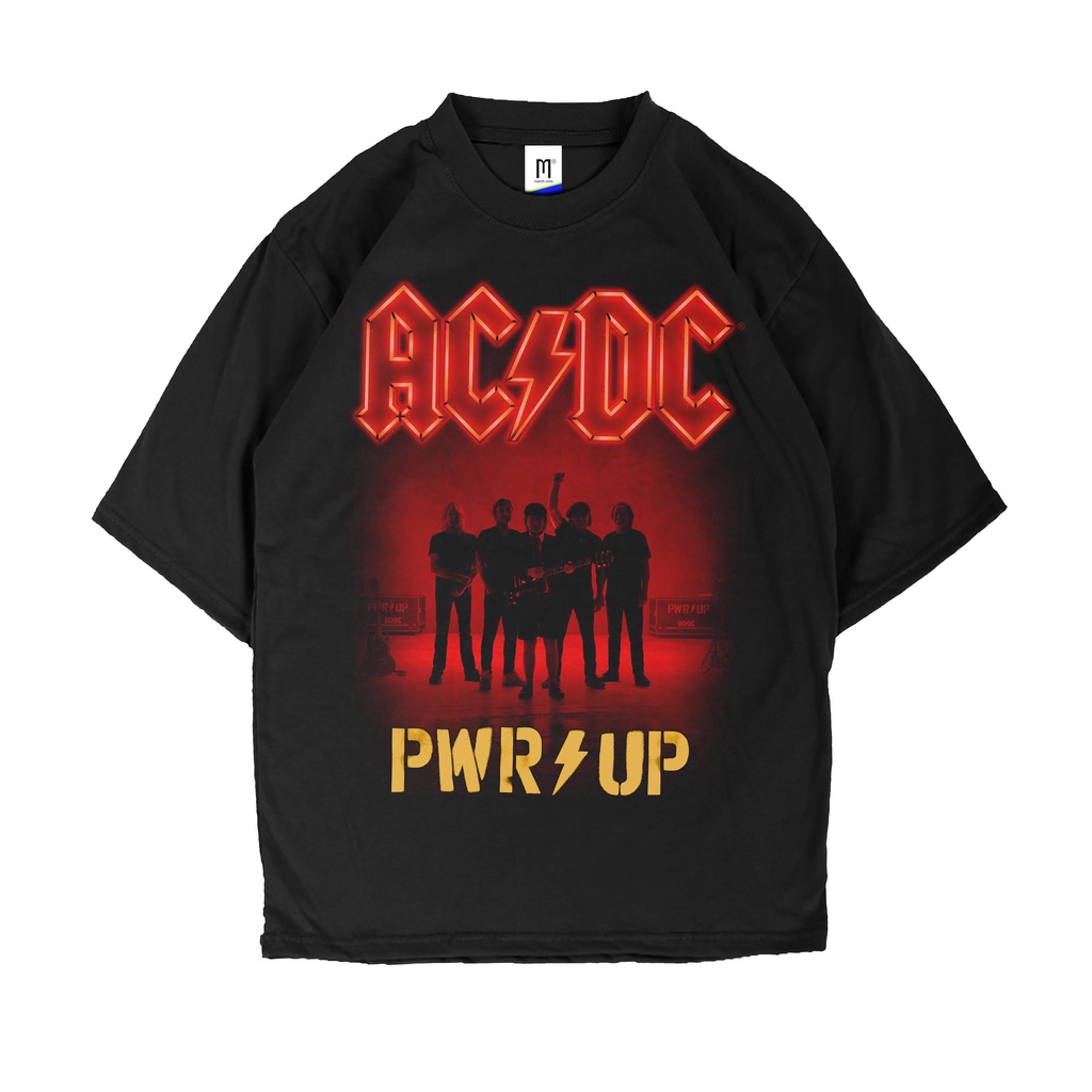 Jual KAOS ACDC | PWR UP | BAJU band AC/DC METAL ROCK TSHIRT PRIA WANITA ...