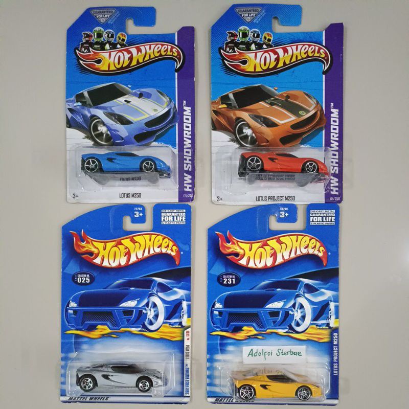 hotwheels hot wheels lotus M250 lotus project M250 hw showroom 2001 first  editions