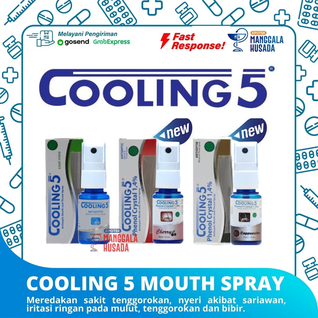 Jual COOLING 5 MOUTH SPRAY ISI 15 ML Shopee Indonesia