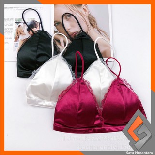 ONE-P73 P74 BH / Bra Wanita Motif Bunga Tanpa Kawat Pakaian Dalam Wanita  Sport Bra Senam Zumba Yoga