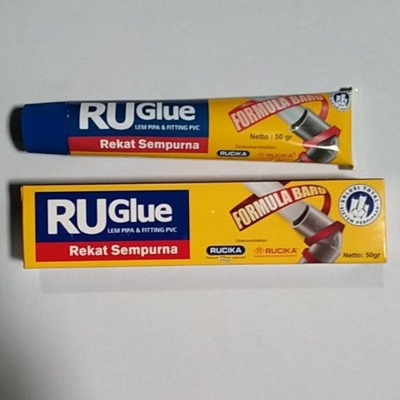 Jual Lem Pipa Pvc Ruglue Gr Tube Rucika Shopee Indonesia