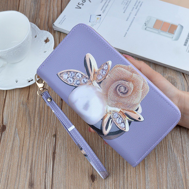 Jual DOMPET PANJANG WANITA 2 RESLETING WA455P5 PREMIUM MARES BESAR UANG ...